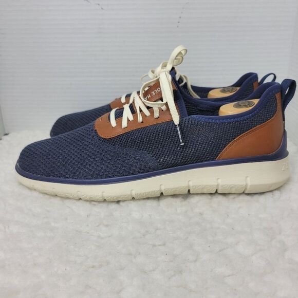 Cole Haan Zerogrand Generation Mens Size 11.5 Stitchlite Sneaker Marine Blue - Picture 3 of 10